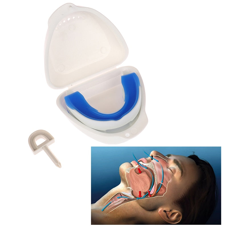 Adjustable Anti Snoring Mouth Guard Braces Anti-snoring Device Man Snoring Stopper for Improve Sleep Quality Better Breath